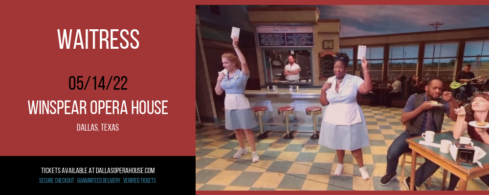 Waitress at Winspear Opera House tickets Waitress at Winspear Opera House