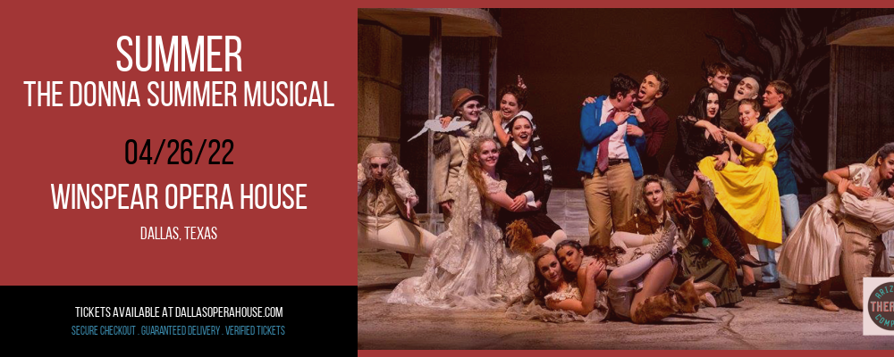 Summer - The Donna Summer Musical at Winspear Opera House tickets Summer - The Donna Summer Musical at Winspear Opera House