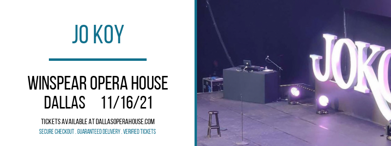 Jo Koy at Winspear Opera House tickets Jo Koy at Winspear Opera House