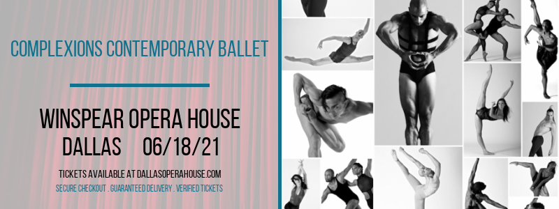 Complexions Contemporary Ballet at Winspear Opera House tickets Complexions Contemporary Ballet at Winspear Opera House