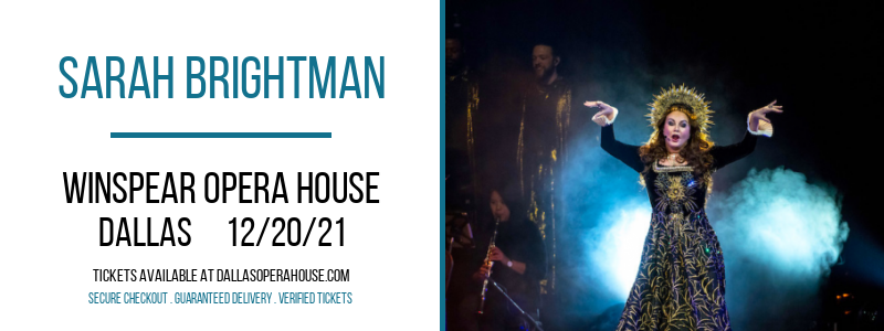 Sarah Brightman at Winspear Opera House tickets Sarah Brightman at Winspear Opera House