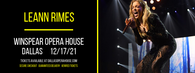 LeAnn Rimes at Winspear Opera House tickets LeAnn Rimes at Winspear Opera House