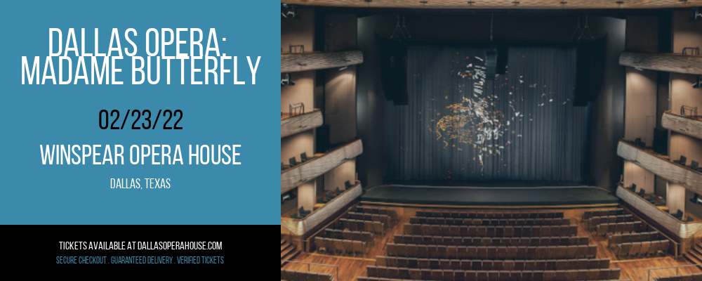 Dallas Opera: Madame Butterfly at Winspear Opera House