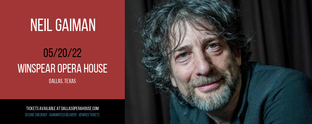 Neil Gaiman at Winspear Opera House tickets Neil Gaiman at Winspear Opera House