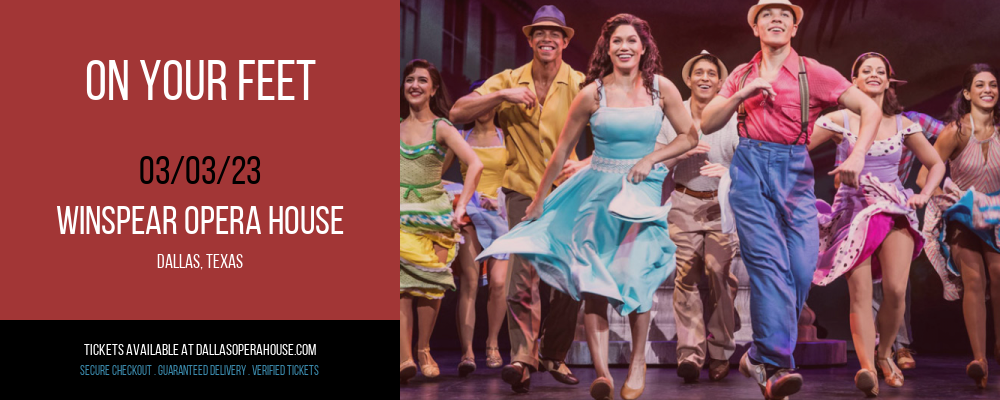 On Your Feet at Winspear Opera House tickets On Your Feet at Winspear Opera House