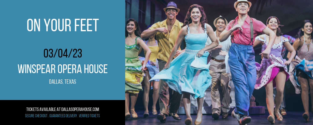 On Your Feet at Winspear Opera House tickets On Your Feet at Winspear Opera House