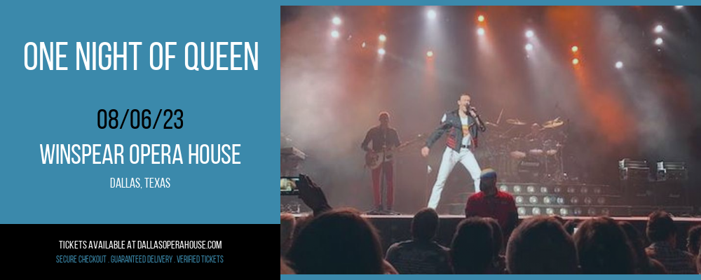 One Night of Queen at Winspear Opera House tickets One Night of Queen at Winspear Opera House