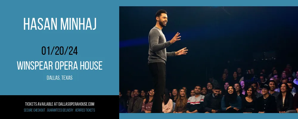 Hasan Minhaj at Winspear Opera House