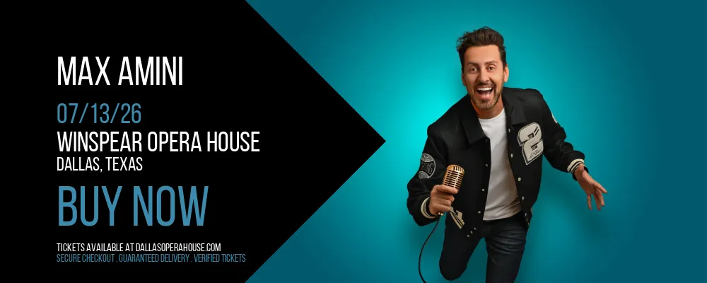 Max Amini at Winspear Opera House