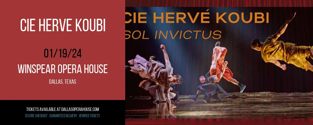 Cie Herve Koubi at Winspear Opera House