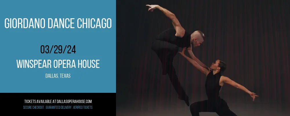 Giordano Dance Chicago at Winspear Opera House