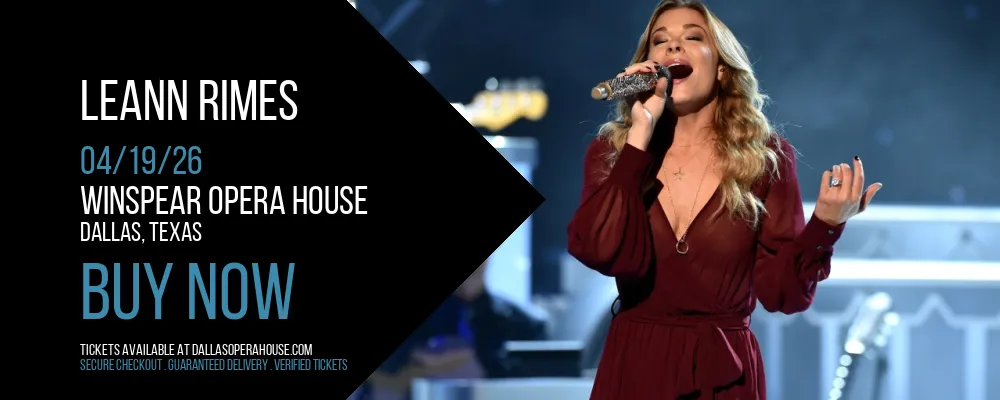 LeAnn Rimes at Winspear Opera House