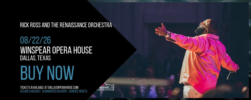 Rick Ross and The Renaissance Orchestra at Winspear Opera House